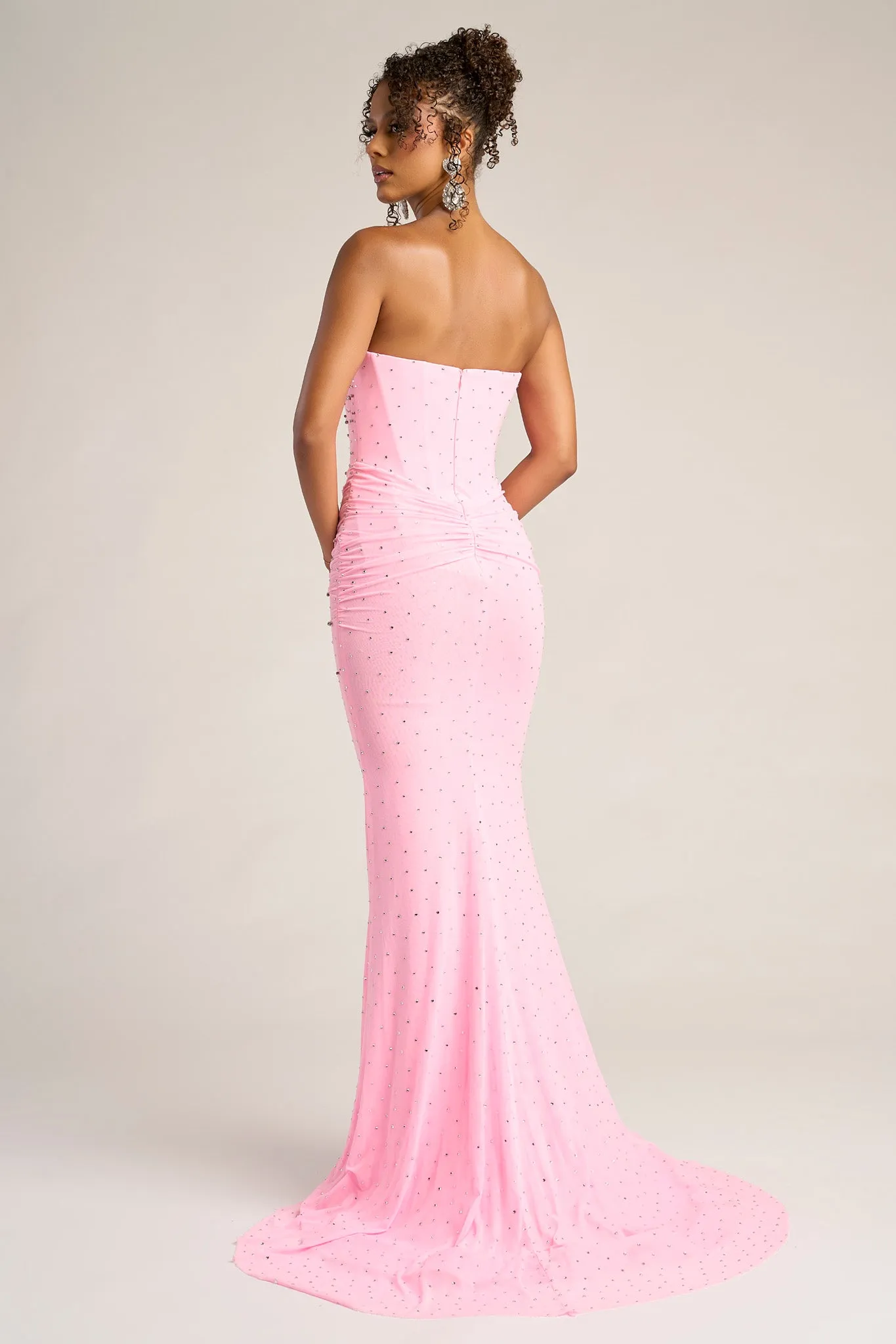 Portia & Scarlett XO059 Rhinestone Embellishments Prom Dress sold by The Gown Galleria product image thumbnail 2