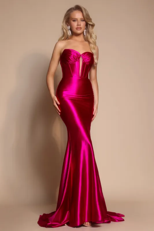 Portia & Scarlett XO080 Sweetheart Strapless Silhouette Evening Gown sold by The Gown Galleria
