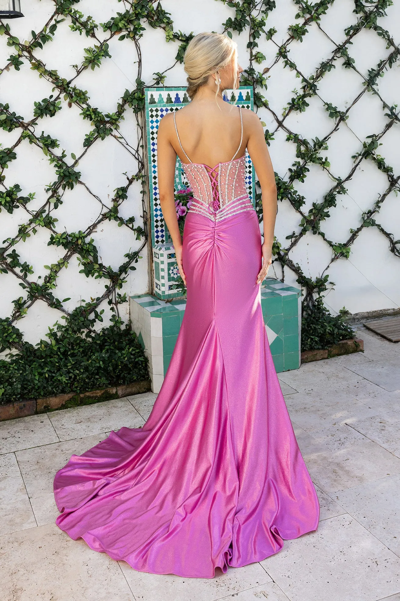 Portia & Scarlett XO157 Spaghetti Straps Evening Gown sold by The Gown Galleria product image thumbnail 4