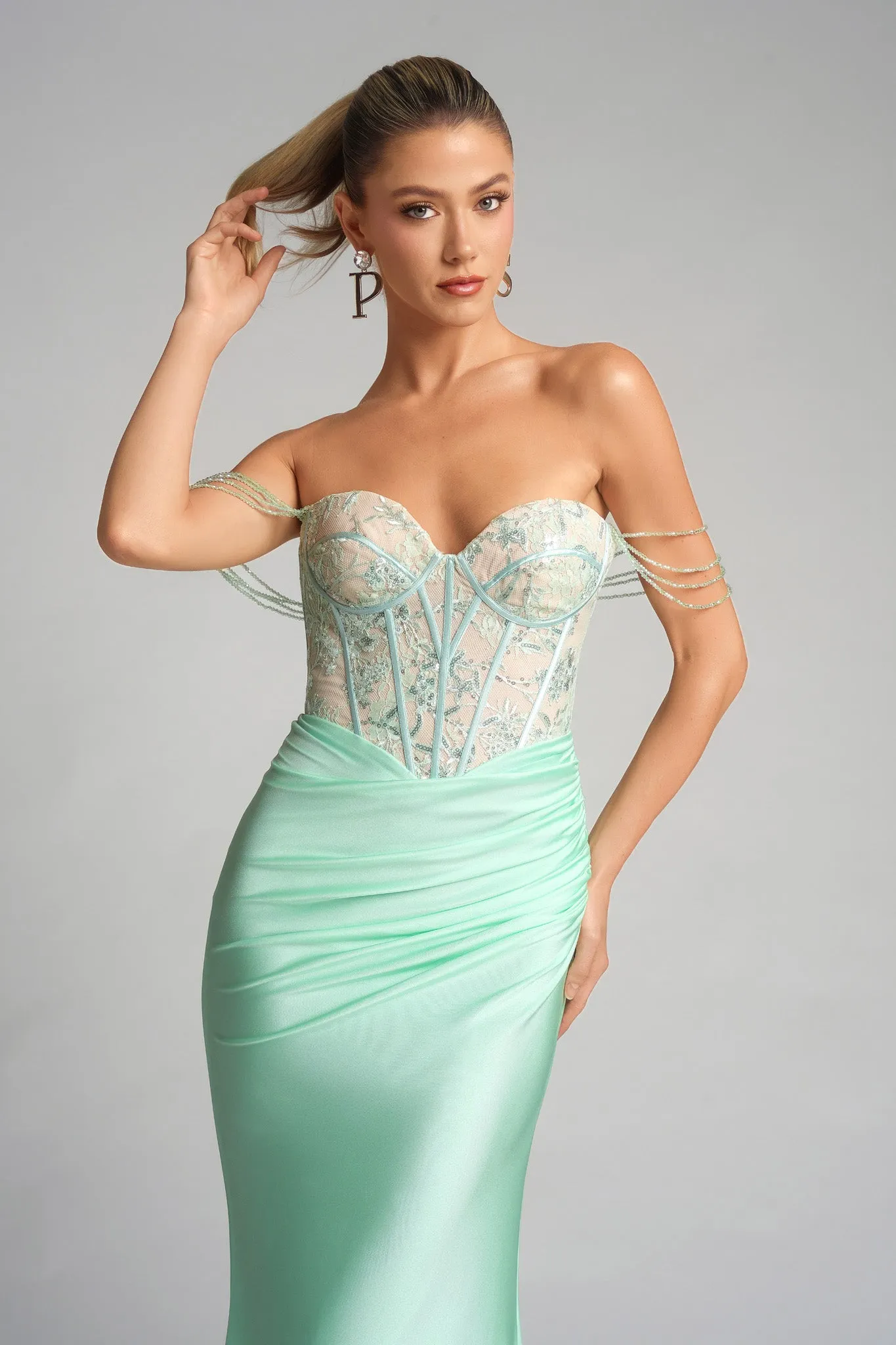 Portia & Scarlett XO014 Sweetheart Neckline Evening Gown sold by The Gown Galleria product image thumbnail 4