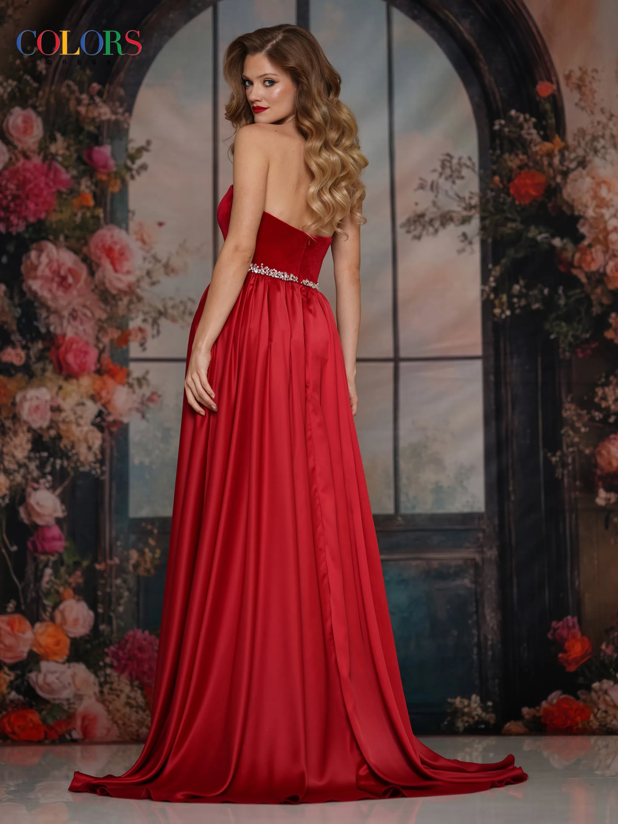 Colors Dress 3861 Sweetheart Neckline Evening Gown sold by The Gown Galleria product image thumbnail 3