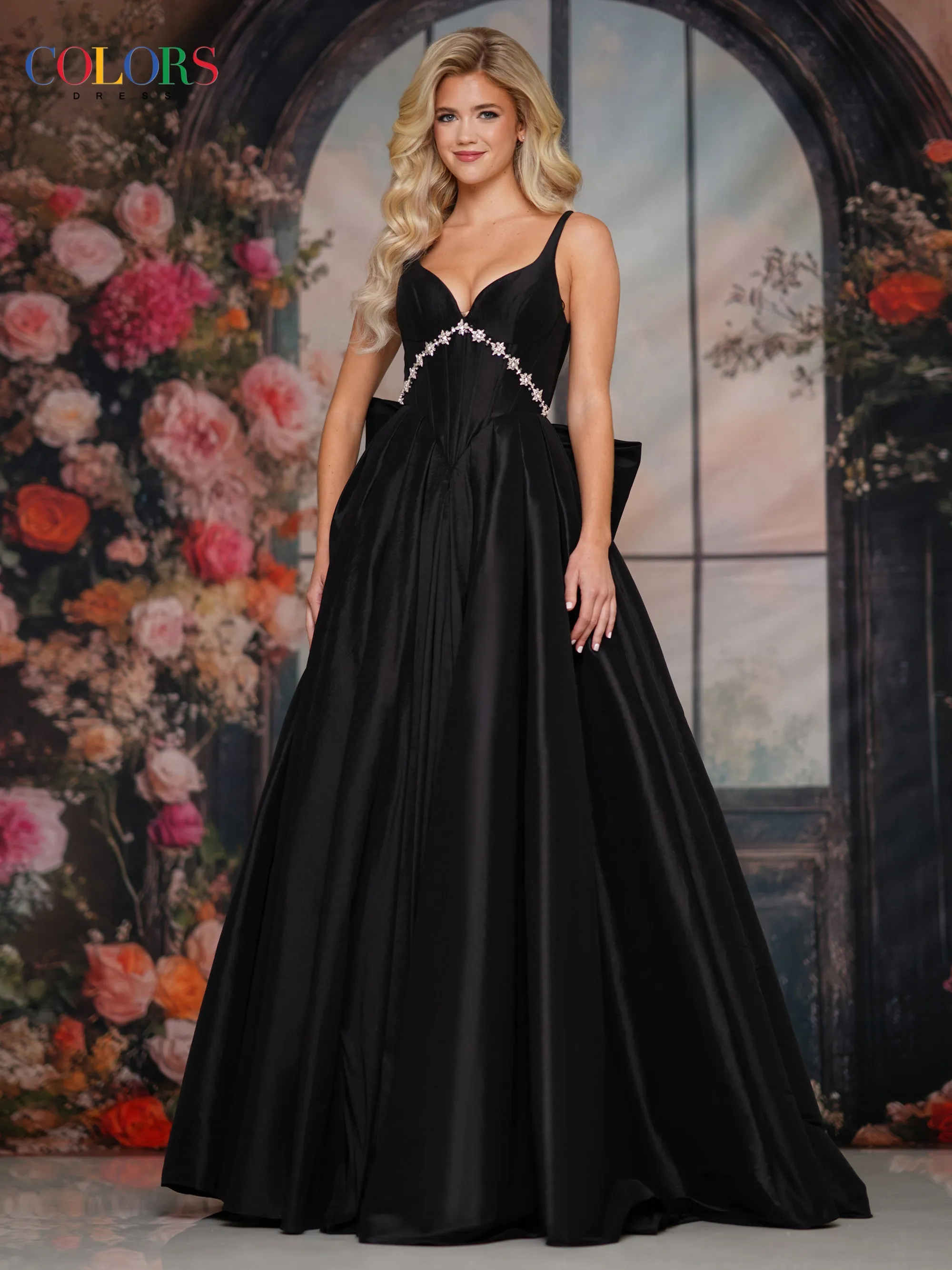 Colors Dress 3922 Sleeveless Ballgown Silhouette Evening Gown sold by The Gown Galleria