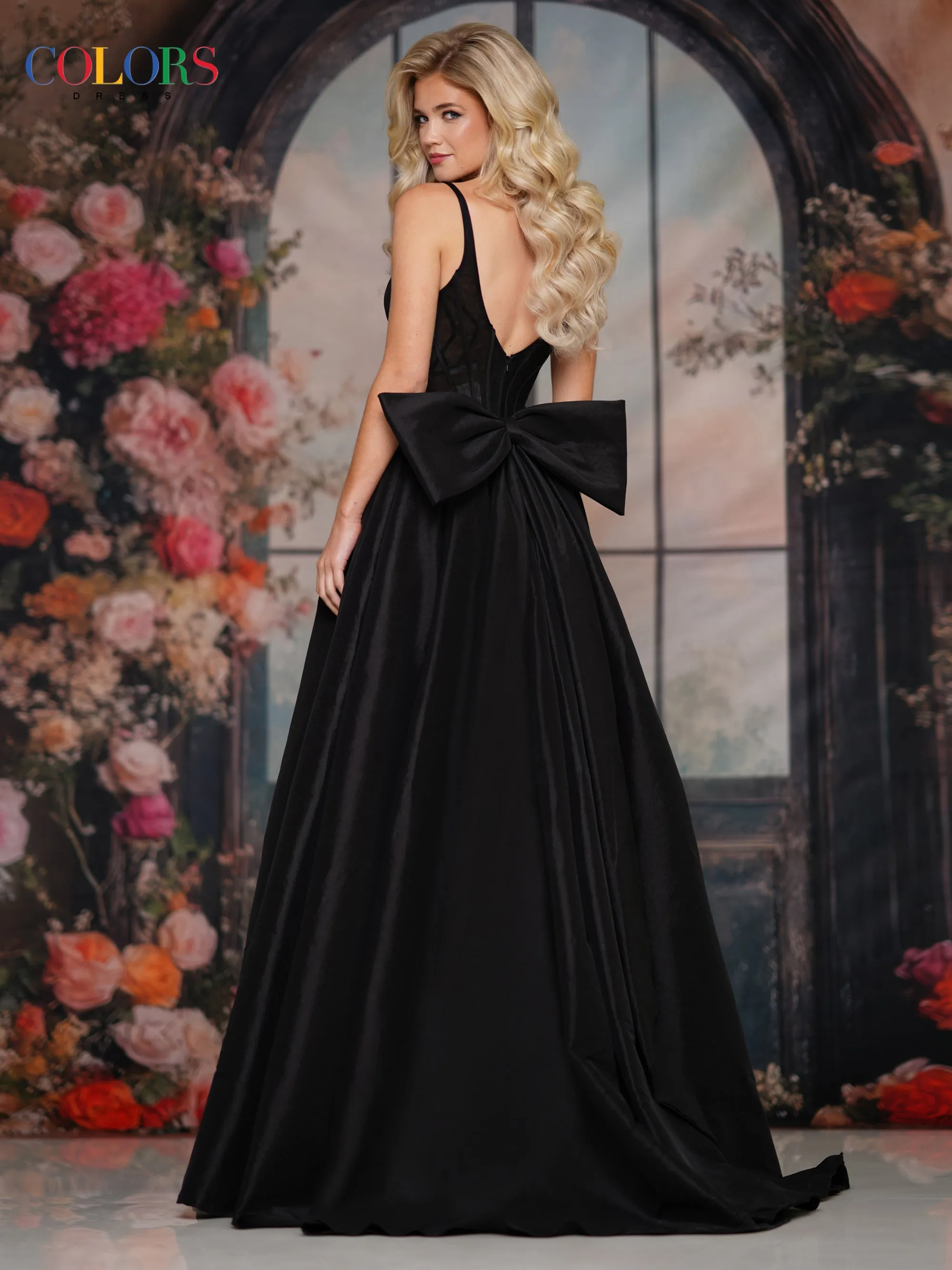 Colors Dress 3922 Sleeveless Ballgown Silhouette Evening Gown sold by The Gown Galleria product image thumbnail 2