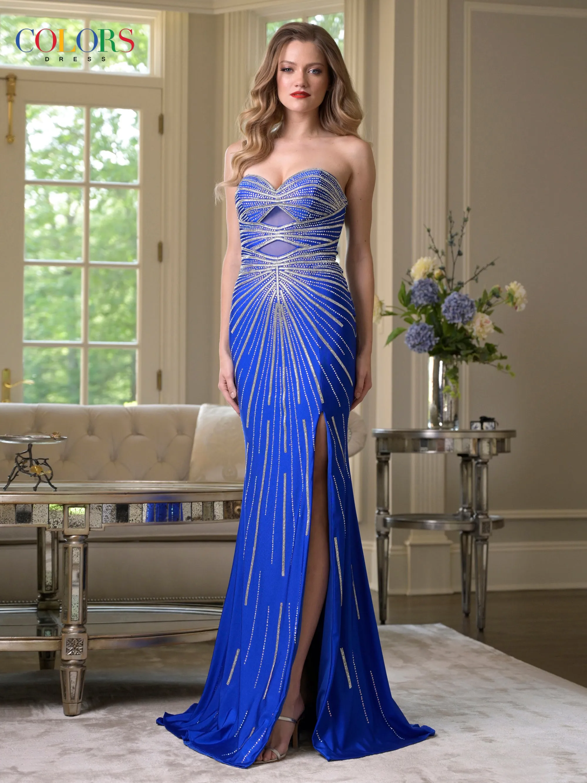 Colors Dress 3921 Sweetheart Silhouette Evening Gown sold by The Gown Galleria product image thumbnail 4
