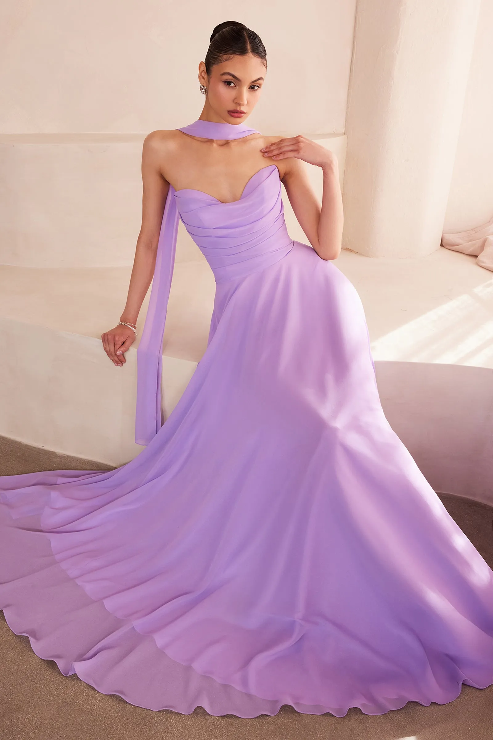 Amoris T703 Evening Gown with Strapless Sweetheart Neckline sold by The Gown Galleria product image thumbnail 4