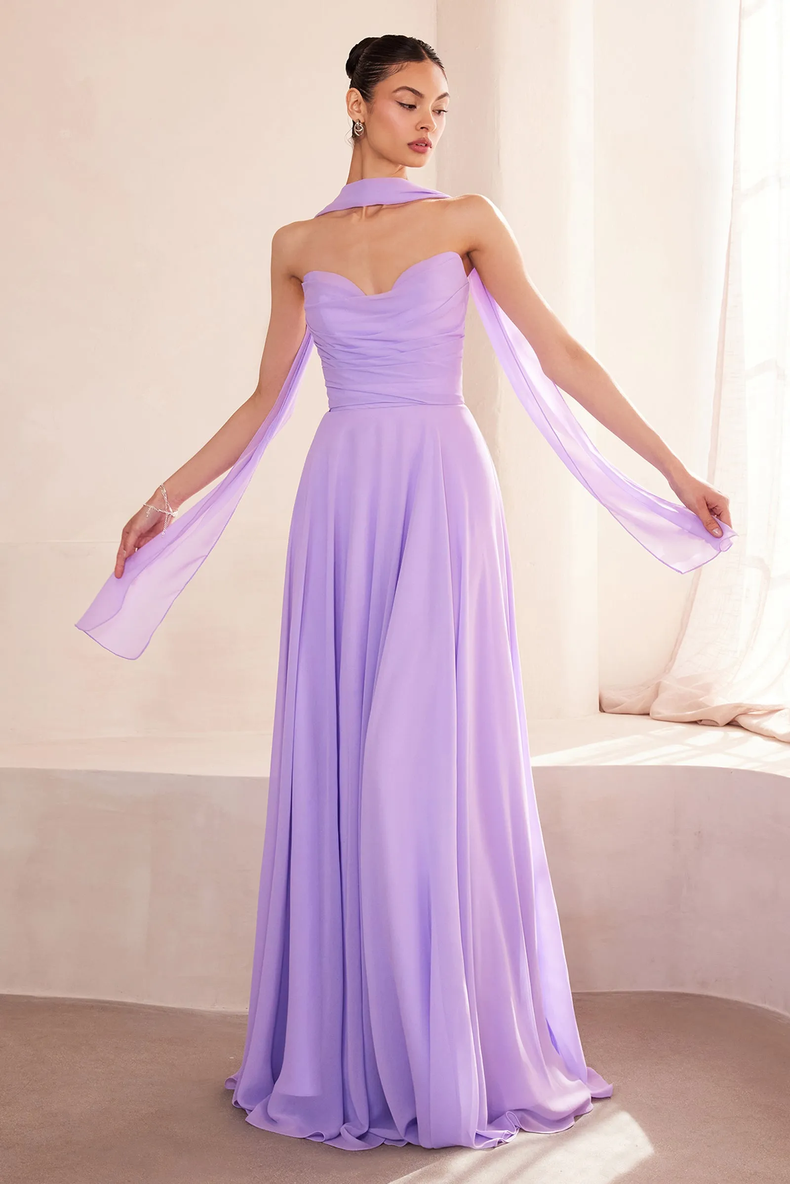 Amoris T703 Evening Gown with Strapless Sweetheart Neckline sold by The Gown Galleria product image thumbnail 2