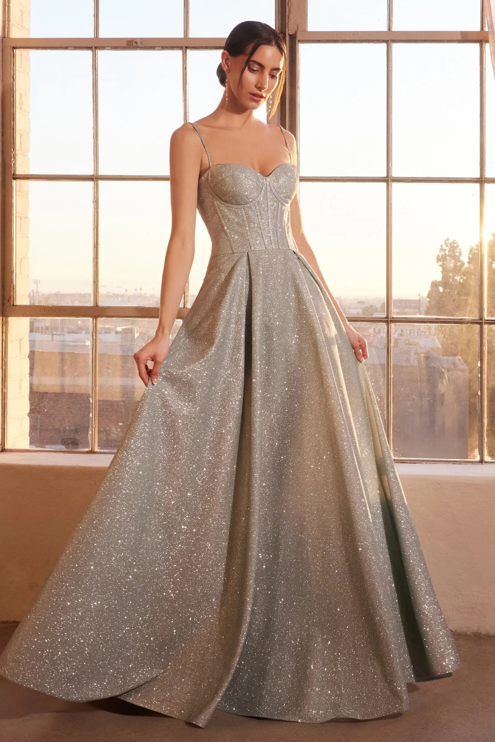 Amoris T706 A-Line Prom Dress with Sweetheart Neckline sold by The Gown Galleria product image thumbnail 4