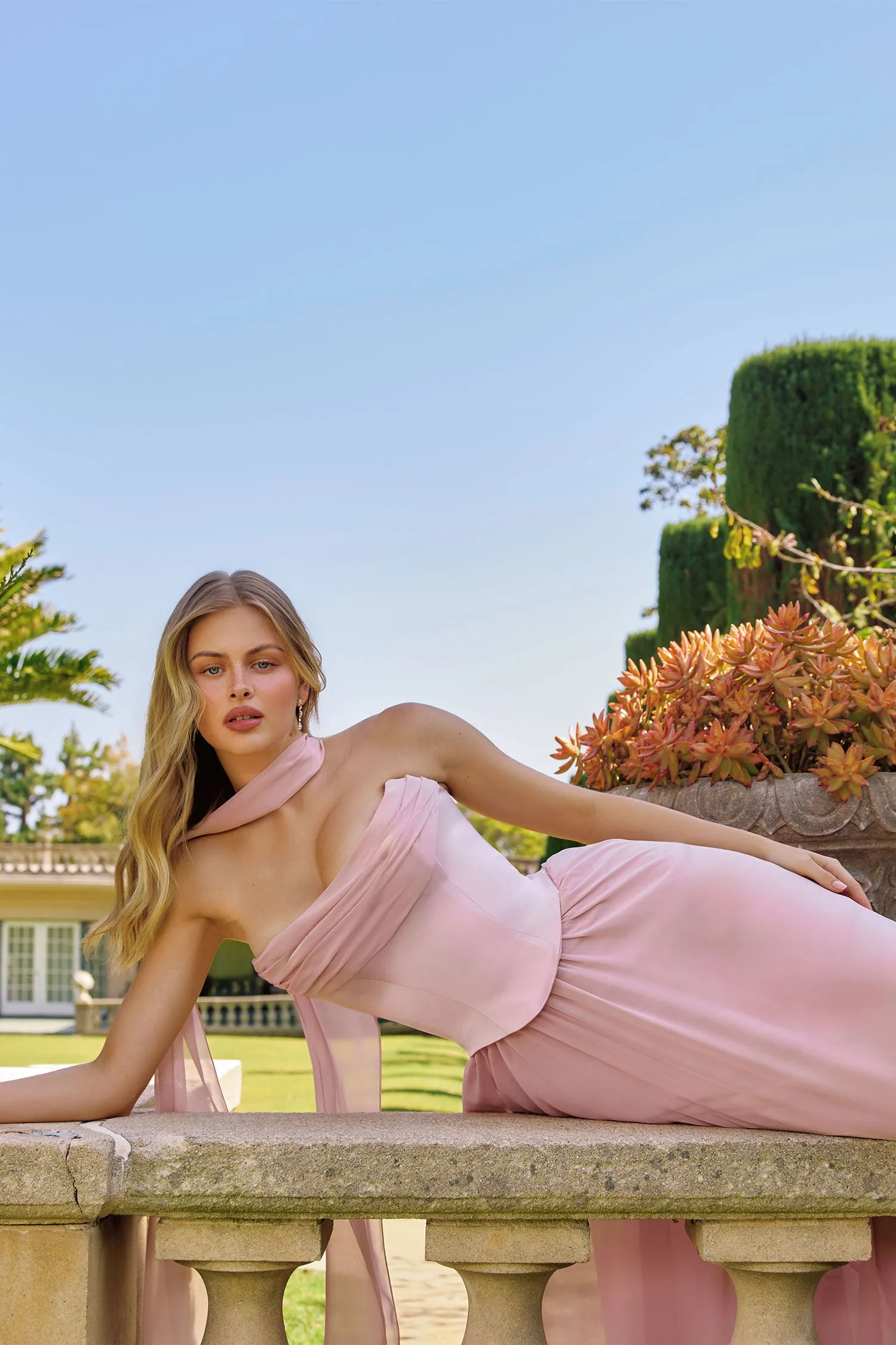 Amoris T741 Evening Gown with Flowing Silhouette sold by The Gown Galleria product image thumbnail 3