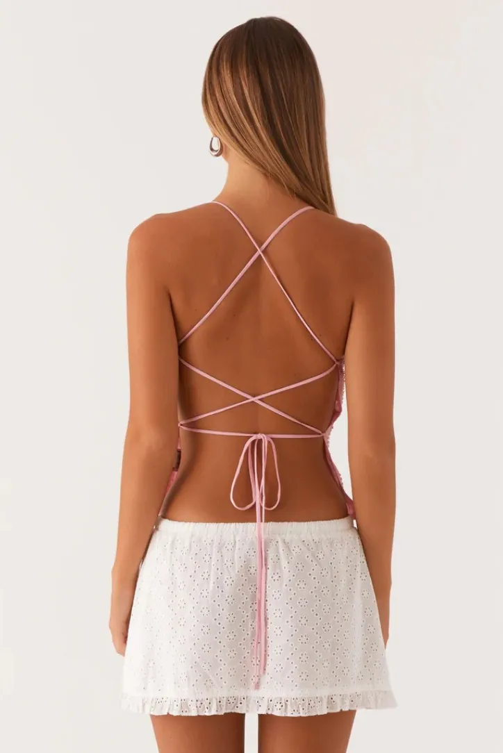 Seriva Sequin Top- Pink sold by Angel Lane product image thumbnail 3