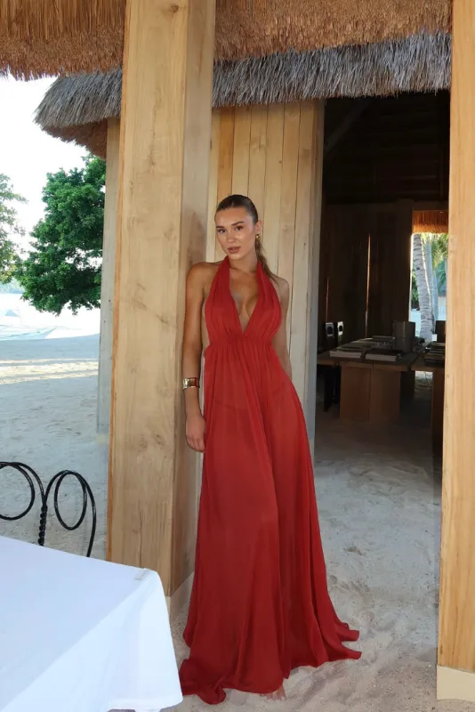 Psara Maxi- Crimson sold by Angel Lane