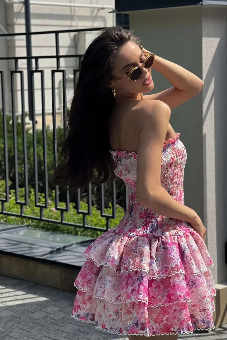 Monaco Mini Dress- Berry sold by Angel Lane product image thumbnail 4