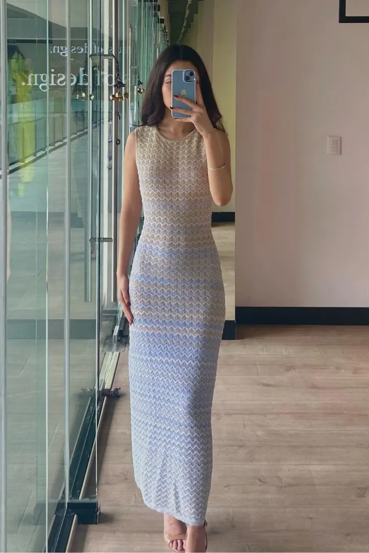 Dariah Gradient Maxi- Blue sold by Angel Lane product image thumbnail 2