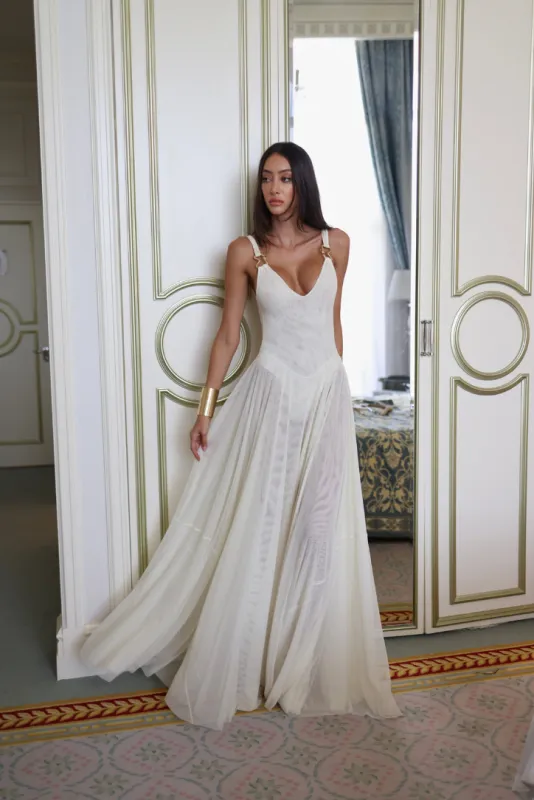 Karolina Maxi- Ivory sold by Angel Lane