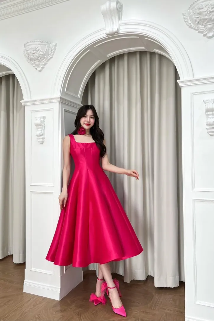 Ayvah Midi- Hot Pink sold by Angel Lane product image thumbnail 2