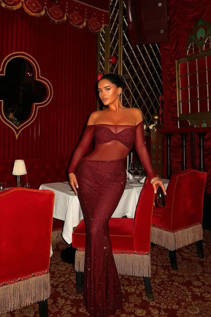 Marilda Maxi- Burgundy sold by Angel Lane product image thumbnail 2