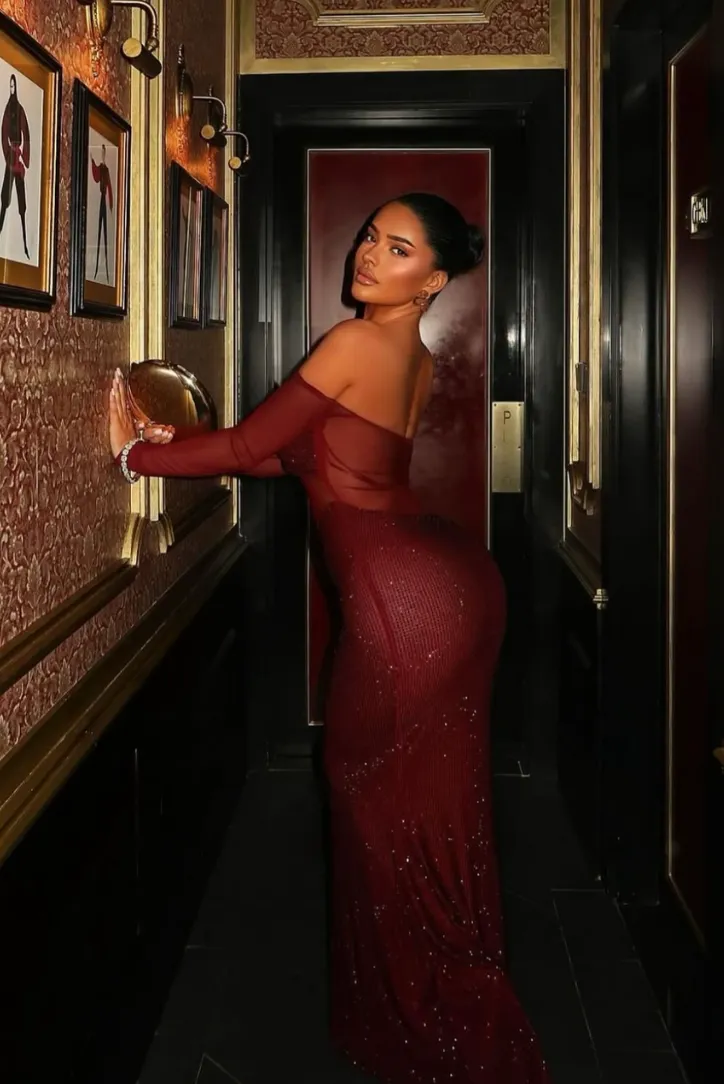 Marilda Maxi- Burgundy sold by Angel Lane product image thumbnail 5