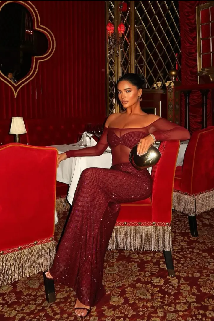 Marilda Maxi- Burgundy sold by Angel Lane product image thumbnail 4