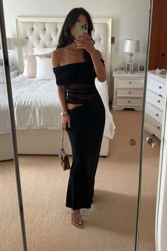 Enako Maxi- Black sold by Angel Lane