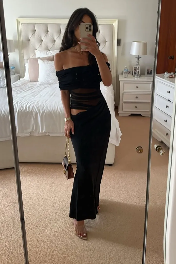 Enako Maxi- Black sold by Angel Lane