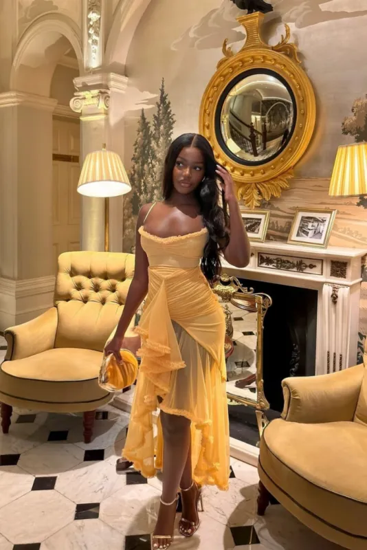 Merilda Maxi-Yellow sold by Angel Lane