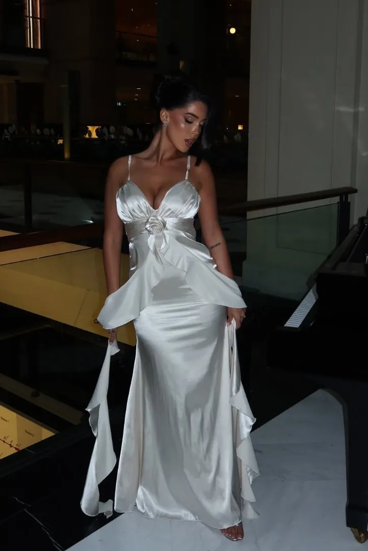 Vittoria Satin Maxi sold by Angel Lane product image thumbnail 5