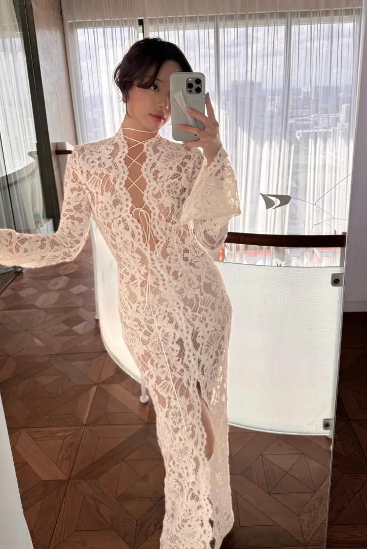 Lacy Maxi- White sold by Angel Lane product image thumbnail 4