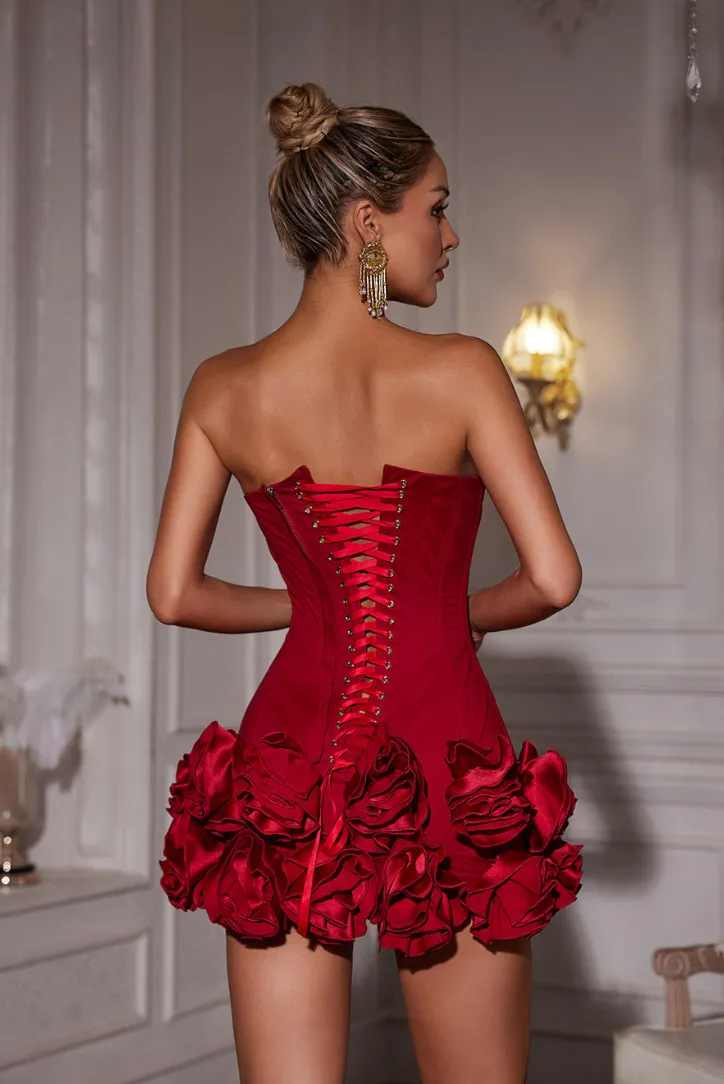 Aidah Corset Mini- Red sold by Angel Lane product image thumbnail 2