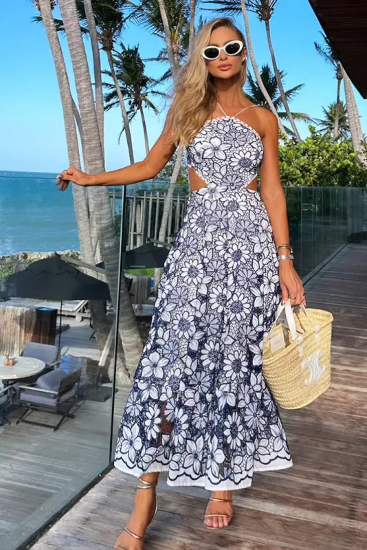 Ivara Maxi- Blue sold by Angel Lane