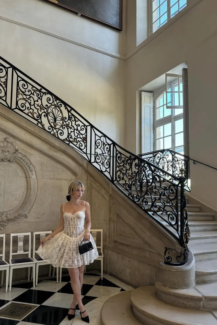 Paris Lace Mini- Ivory sold by Angel Lane product image thumbnail 4