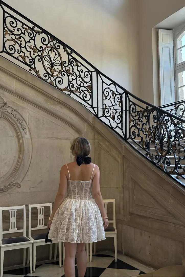 Paris Lace Mini- Ivory sold by Angel Lane product image thumbnail 5