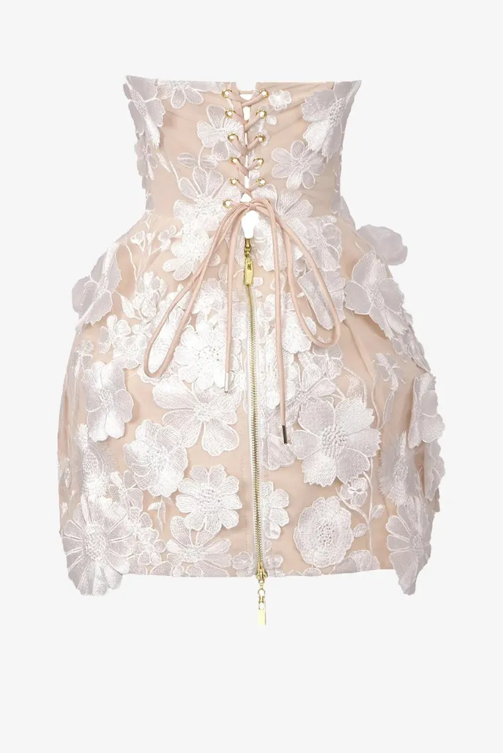 Taylor Corset Mini-Ivory sold by Angel Lane product image thumbnail 5