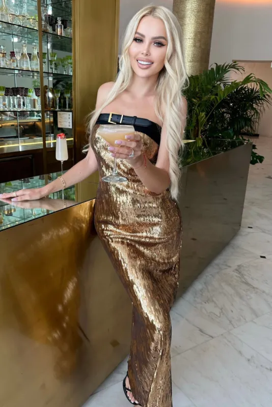 Darla Sequin Maxi sold by Angel Lane