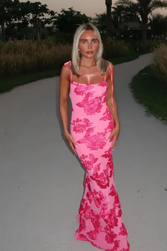 Bethany Maxi- Fuchsia sold by Angel Lane