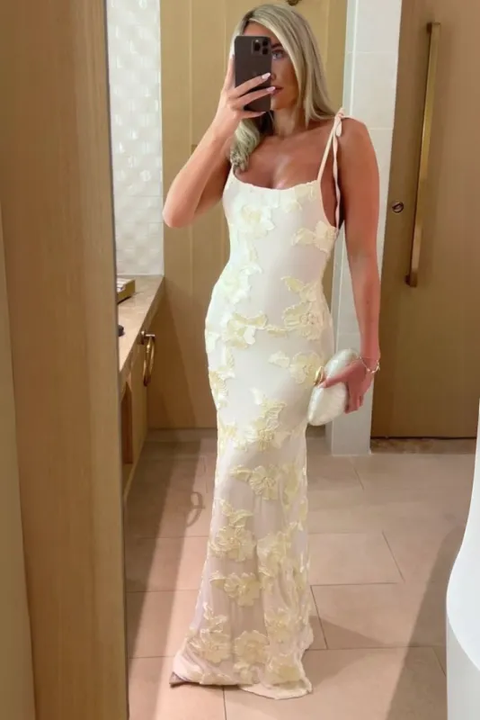 Bethany Maxi- Ivory sold by Angel Lane