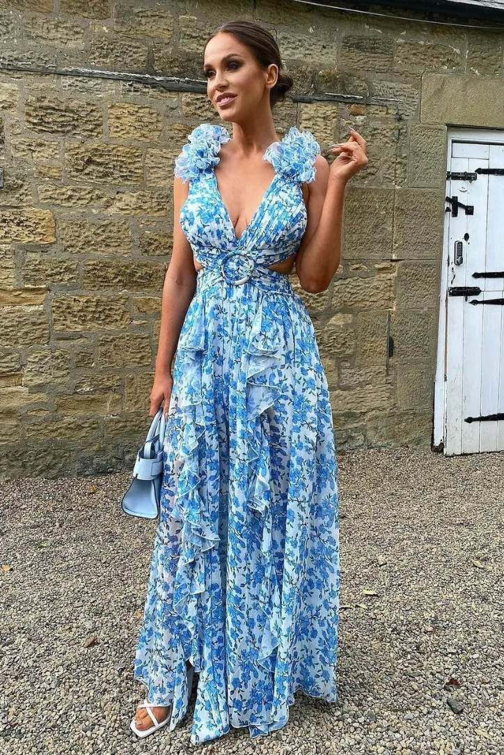 Clarabelle Maxi- Blue sold by Angel Lane product image thumbnail 4