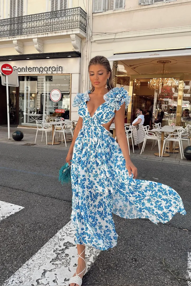 Clarabelle Maxi- Blue sold by Angel Lane product image thumbnail 5