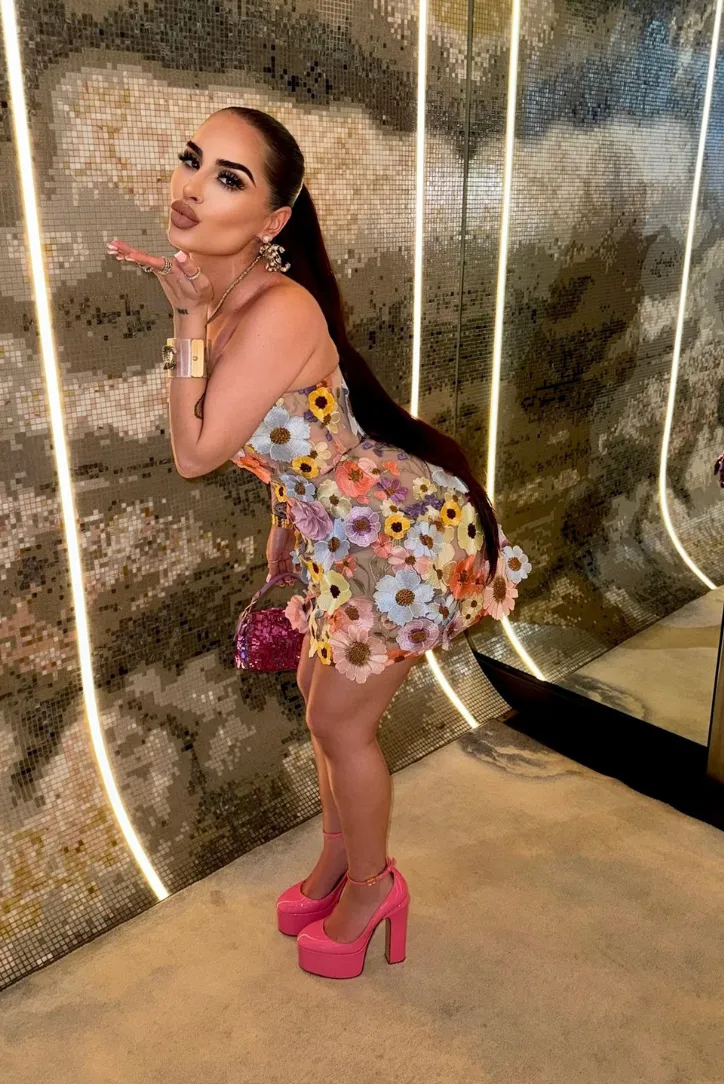 Taylor Corset Mini- Pink sold by Angel Lane product image thumbnail 3