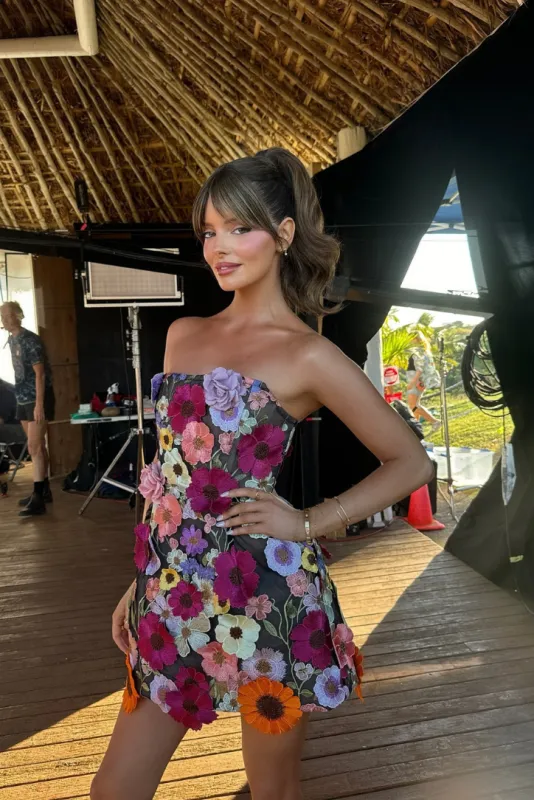 Taylor Corset Mini- Black sold by Angel Lane