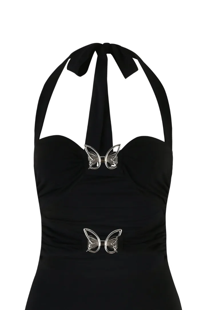 Mimi Butterfly Maxi- Black sold by Angel Lane product image thumbnail 5