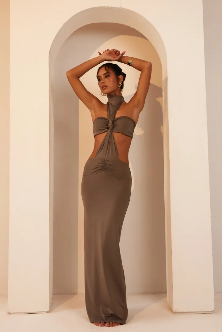 Elisia Twist Maxi- Almond sold by Angel Lane product image thumbnail 5