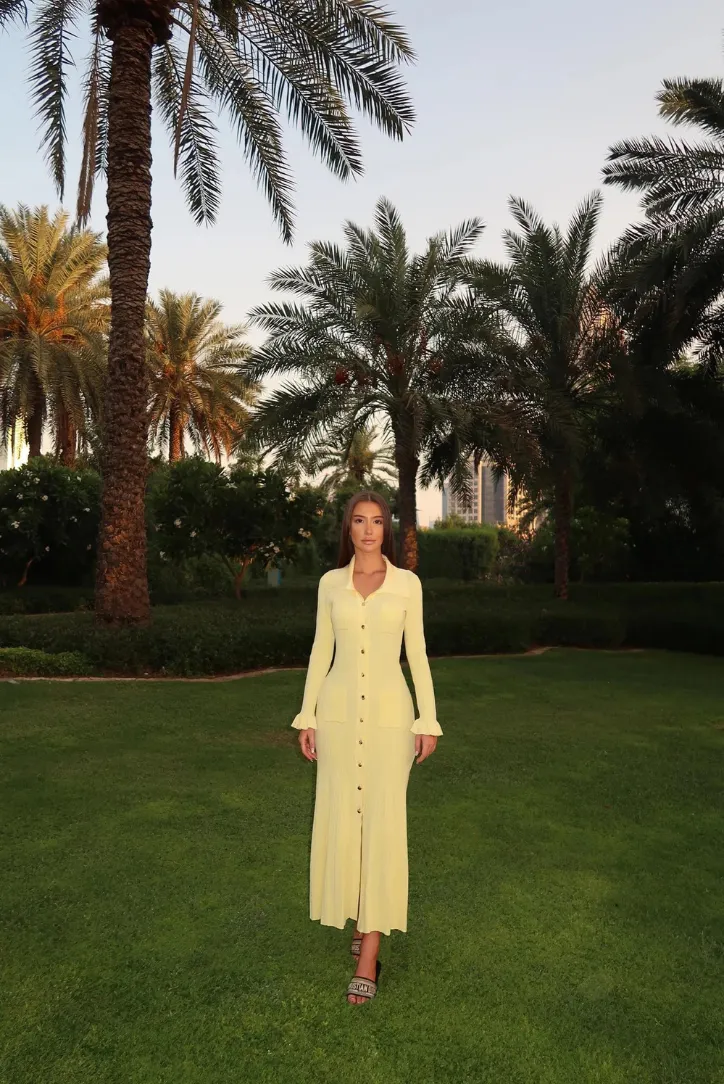 Yasmine Knit Maxi- Yellow sold by Angel Lane product image thumbnail 2