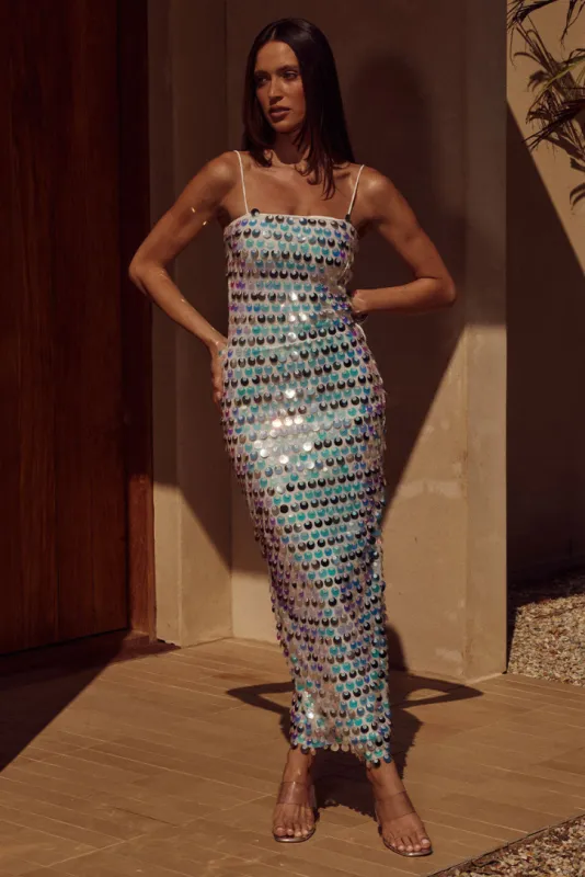 Nyla Sequin Maxi sold by Angel Lane