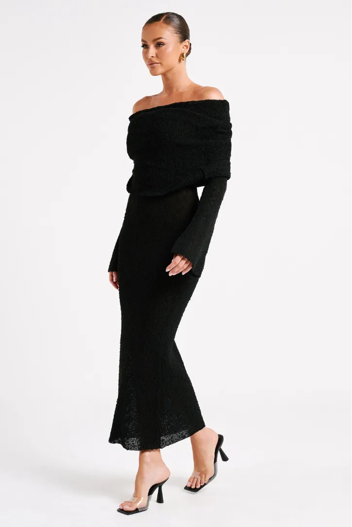Layell Boucle Maxi- Black sold by Angel Lane product image thumbnail 5