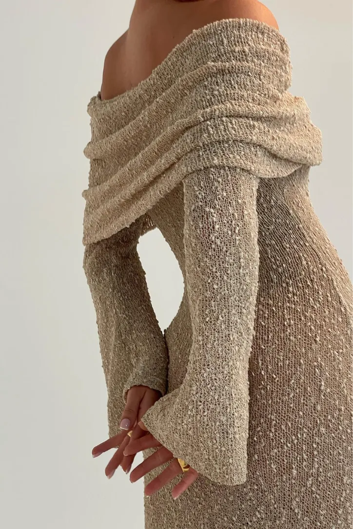 Layell Boucle Maxi- Sand sold by Angel Lane product image thumbnail 5