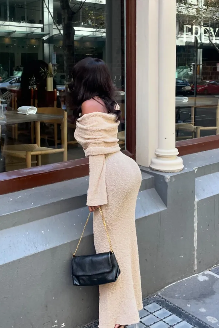 Layell Boucle Maxi- Sand sold by Angel Lane product image thumbnail 4