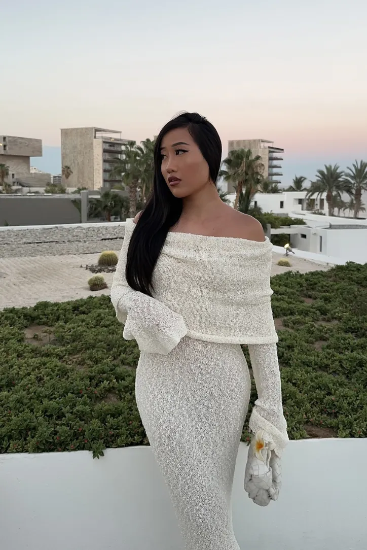 Layell Boucle Maxi- White sold by Angel Lane product image thumbnail 5