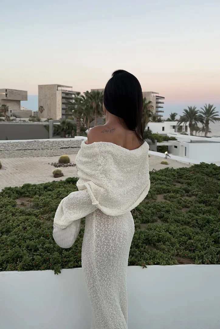 Layell Boucle Maxi- White sold by Angel Lane product image thumbnail 4