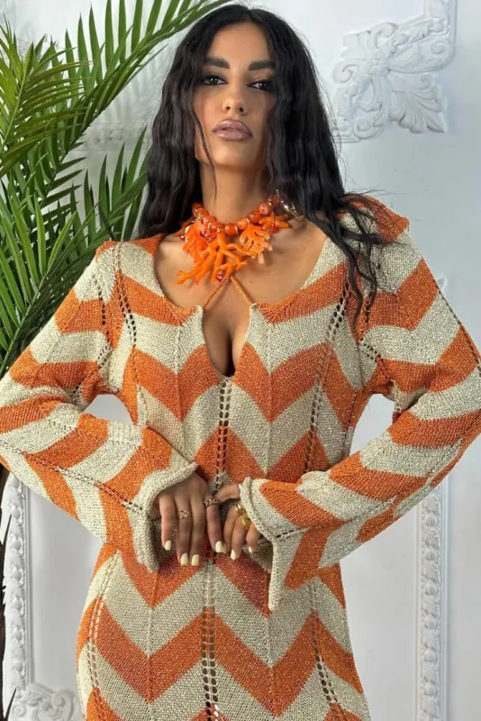 Mila Sparke Maxi- Orange sold by Angel Lane