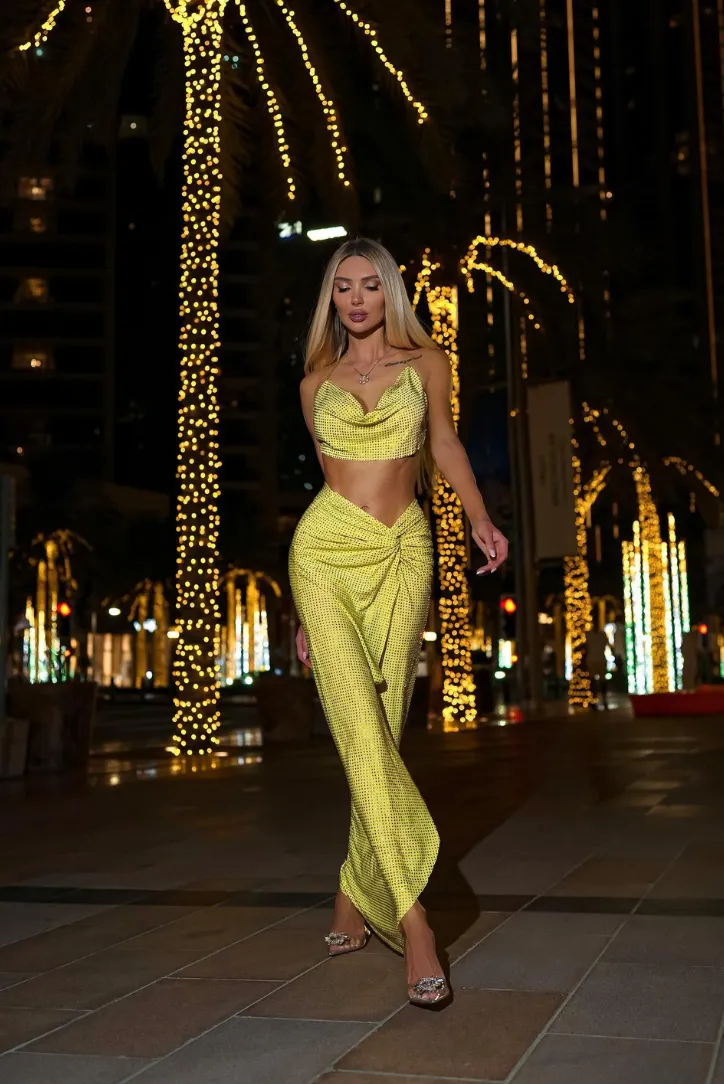 Krystal Set- Yellow sold by Angel Lane product image thumbnail 3