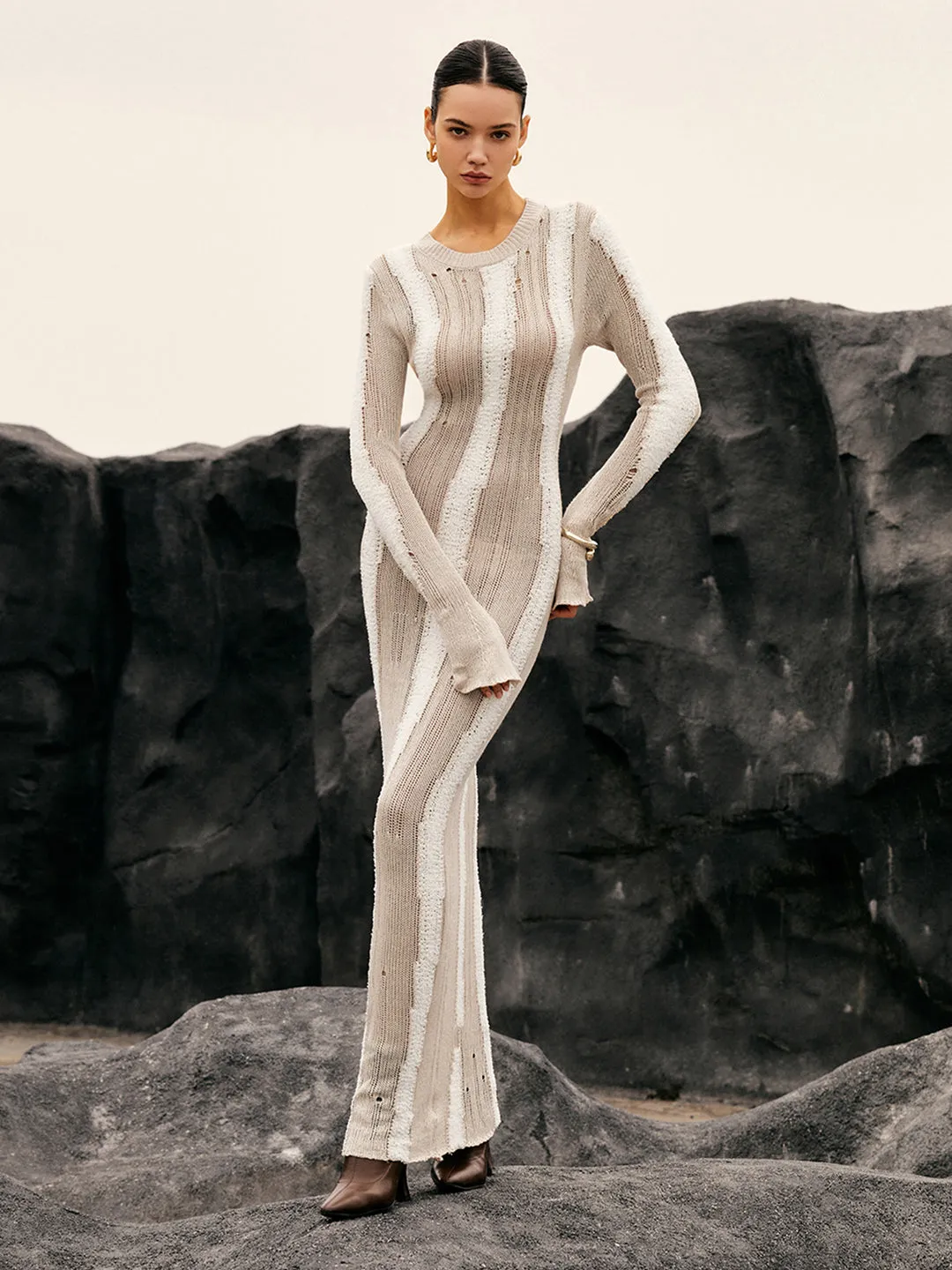 Lauren Knit Maxi sold by Angel Lane